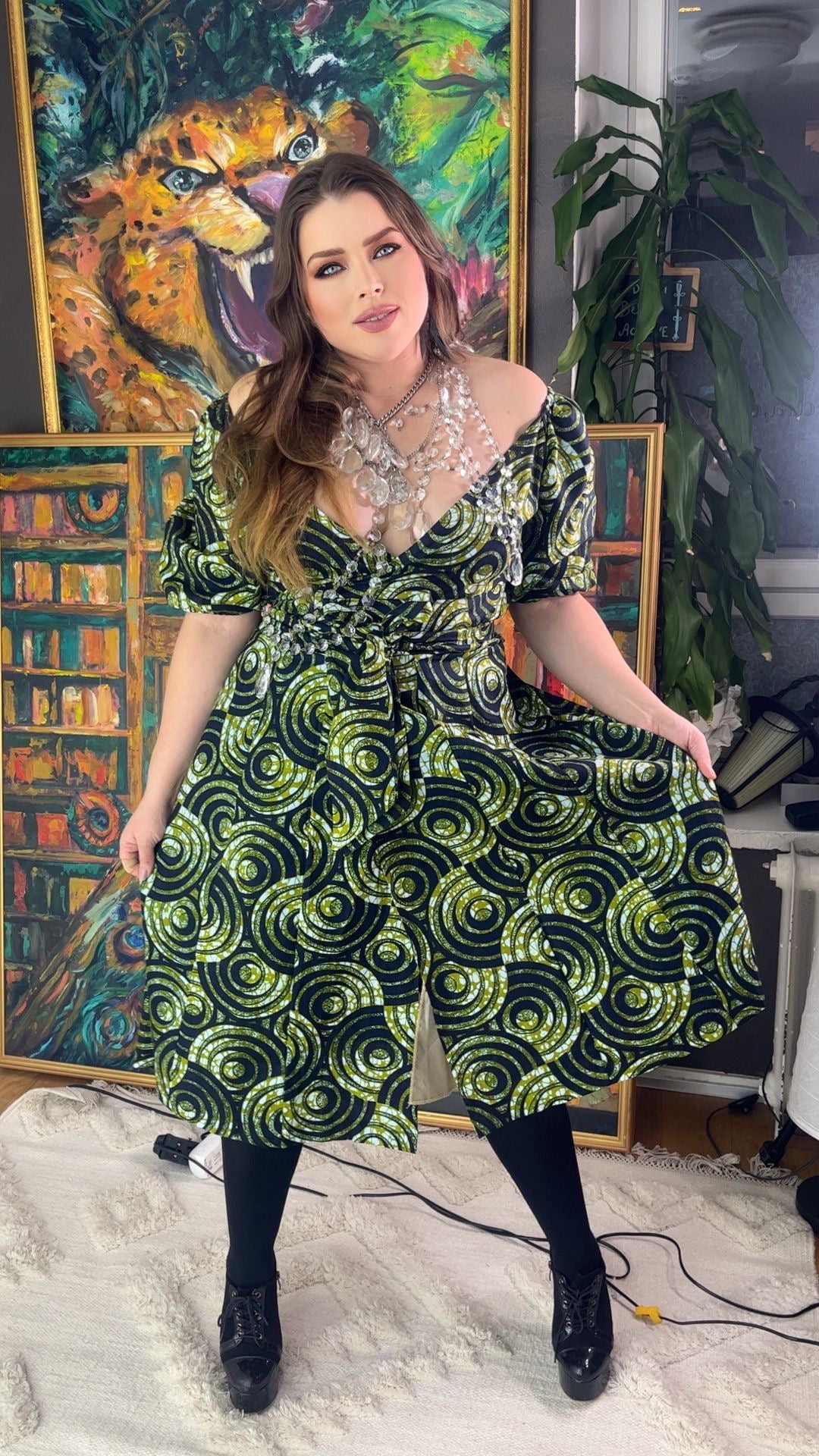 Sanel Wrap Dress (multiple colors)