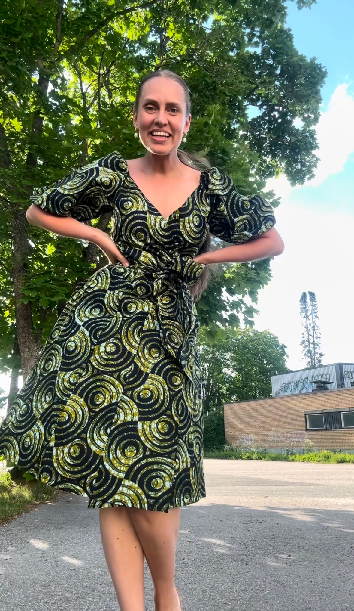 Sanel Wrap Dress (multiple colors)