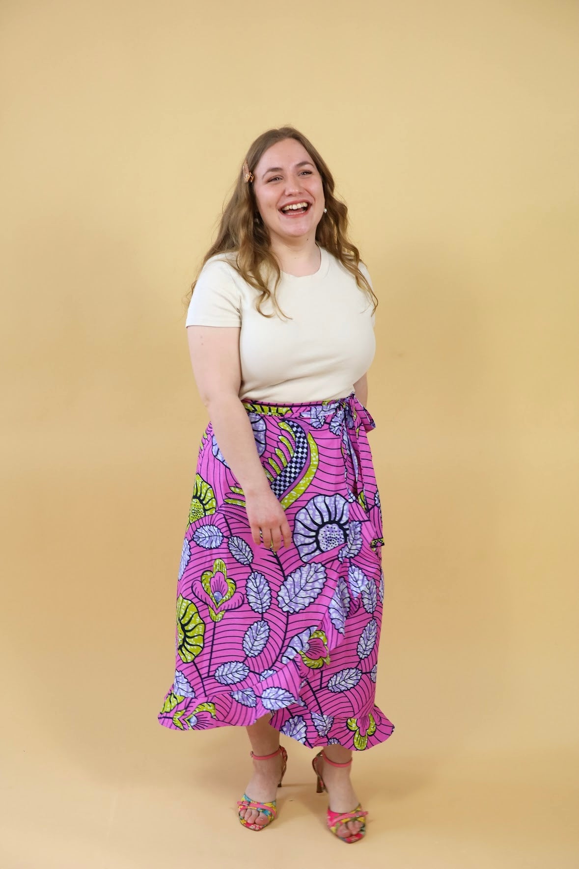 Polka Wrap Skirt (multiple colors)