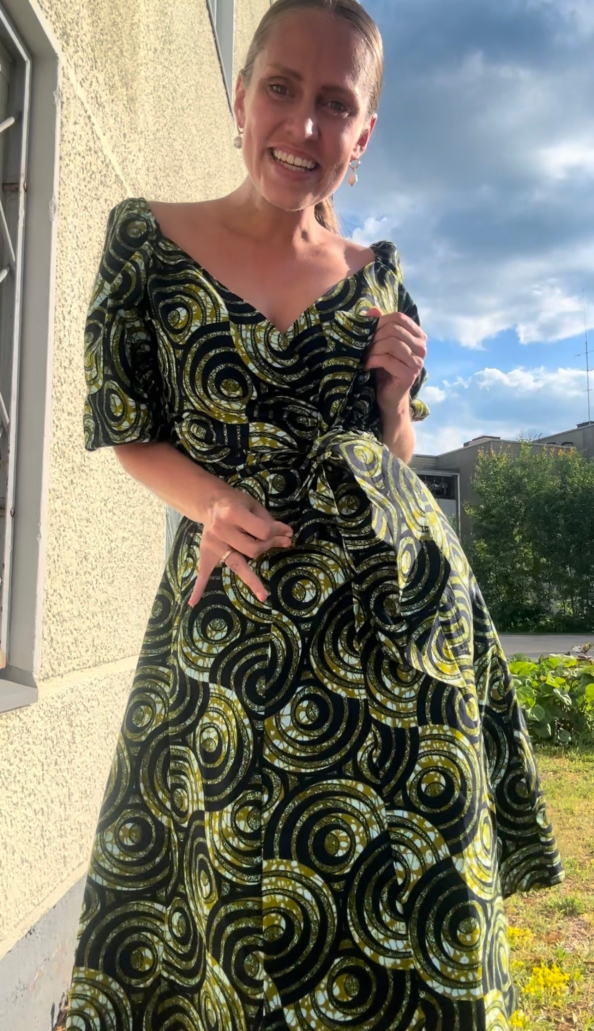 Sanel Wrap Dress (multiple colors)