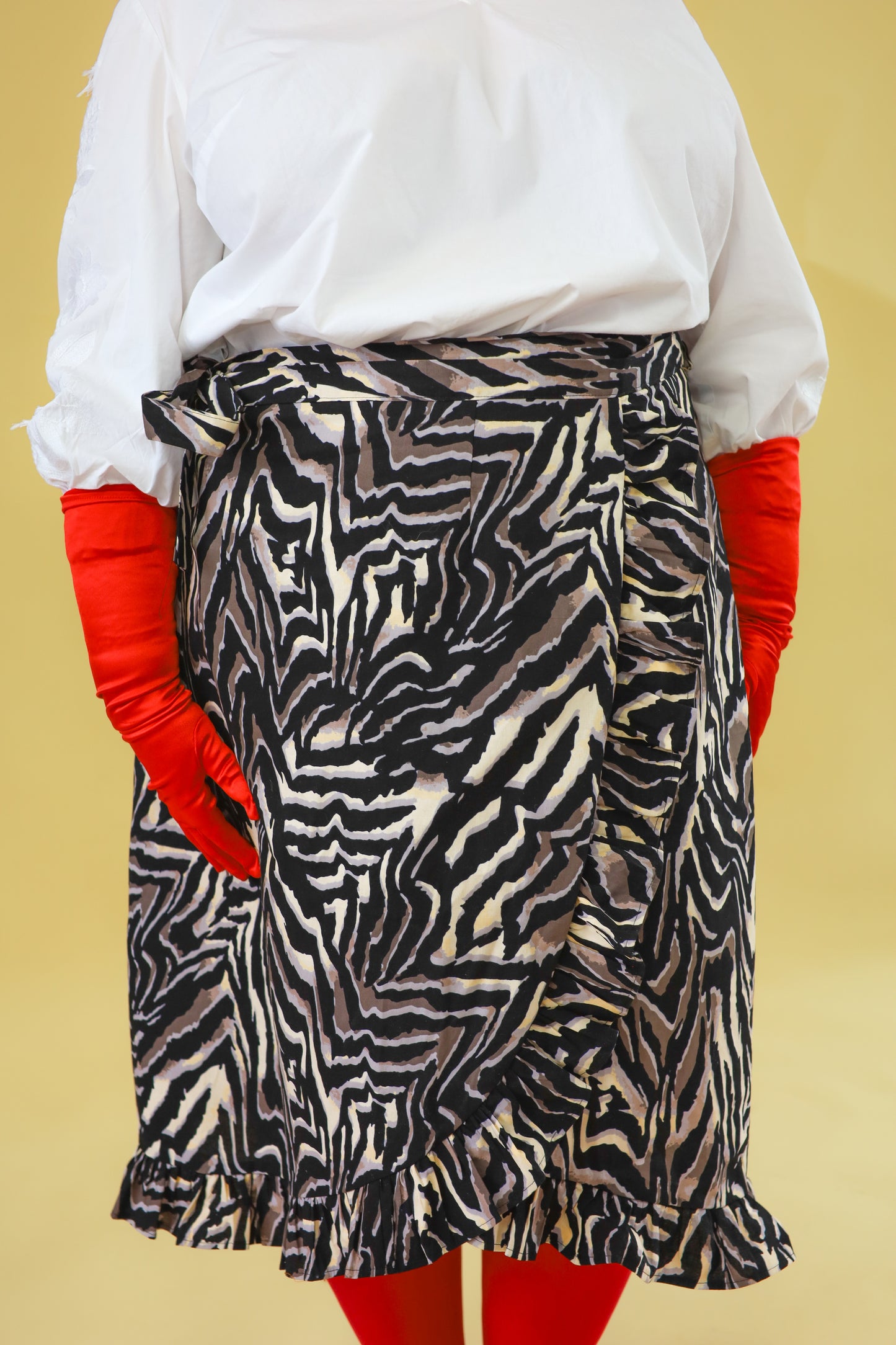 Polka Kietaisuhame seepra XL-3XL
