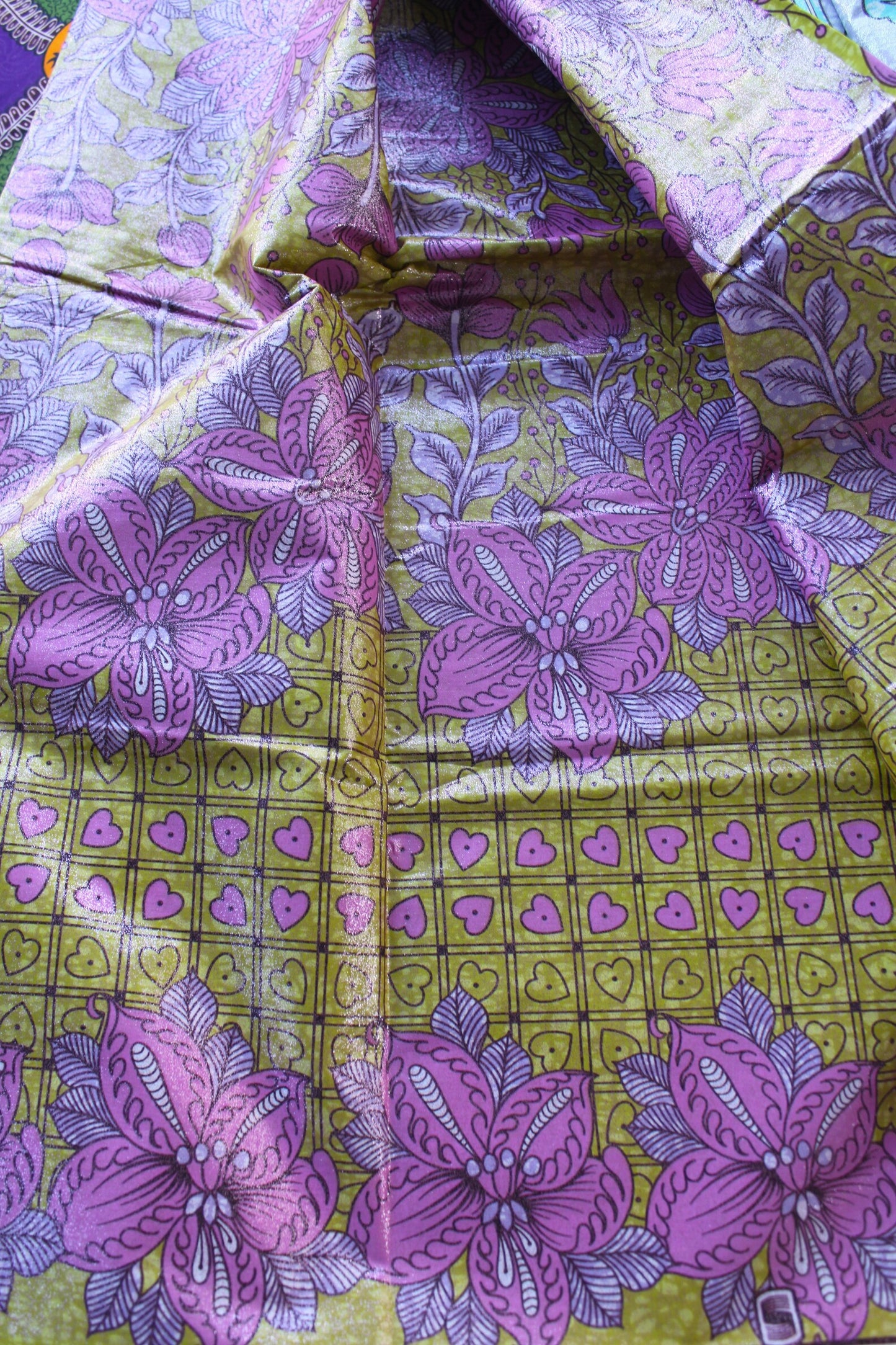 Fabrics (kitenge and ankara), several colors
