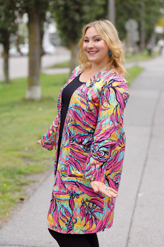 Kevyt Esther Pitkä Jakkutakki