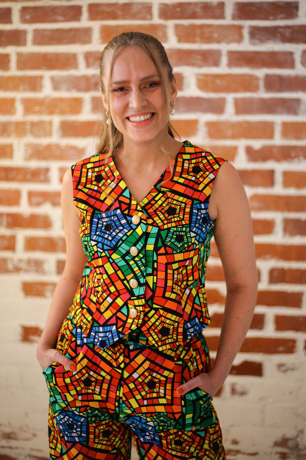 Alina Vest multicolor