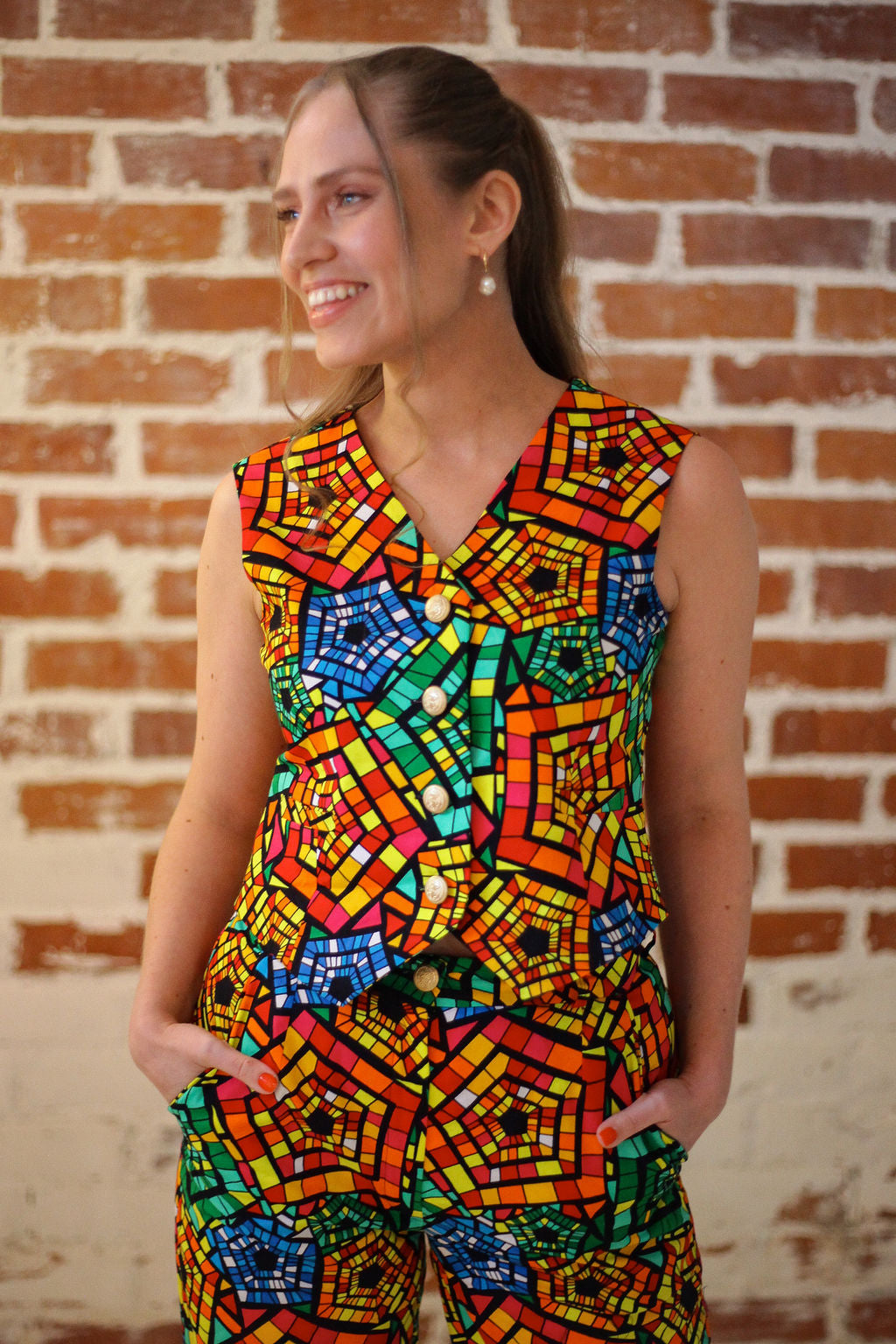 Alina Vest multicolor