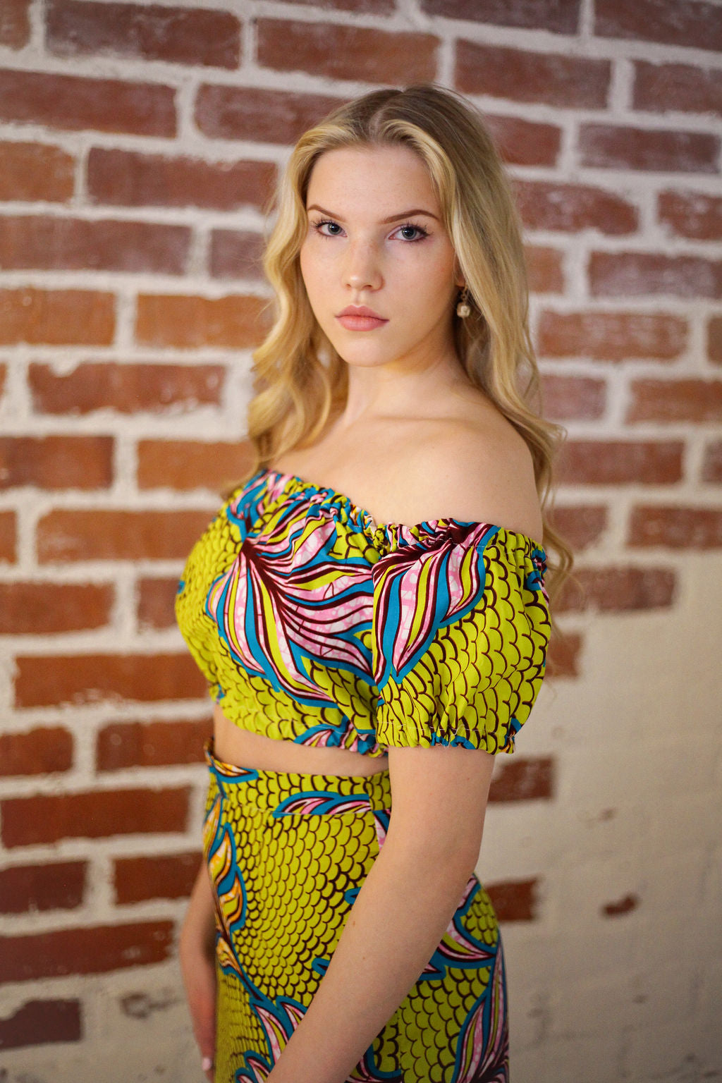 Sani Midi skirt yellow-green
