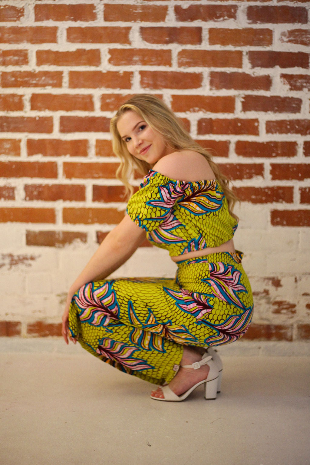Sani Midi skirt yellow-green