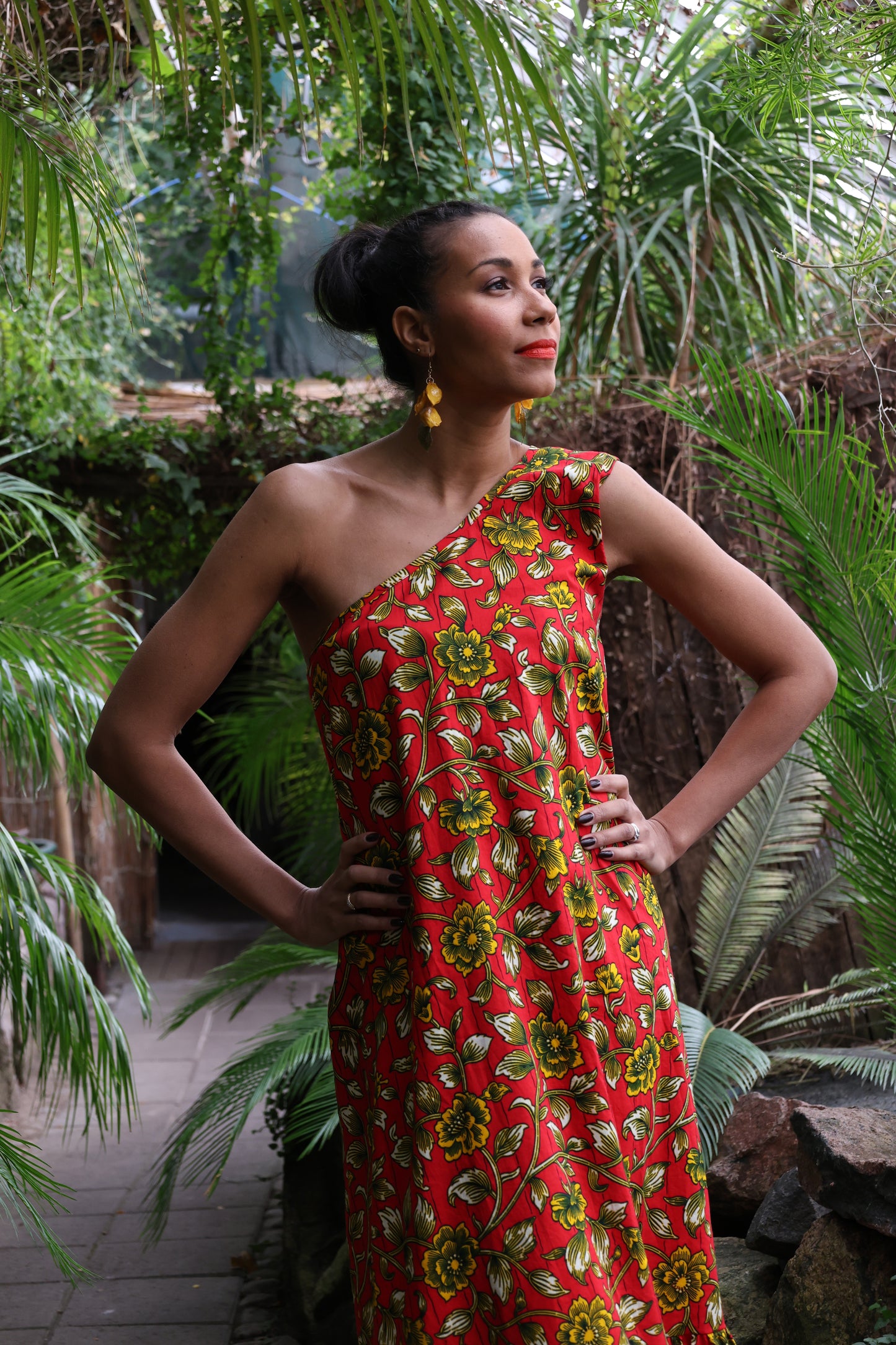 Imani One-Shoulder Maxi Dress (Multiple Colors)