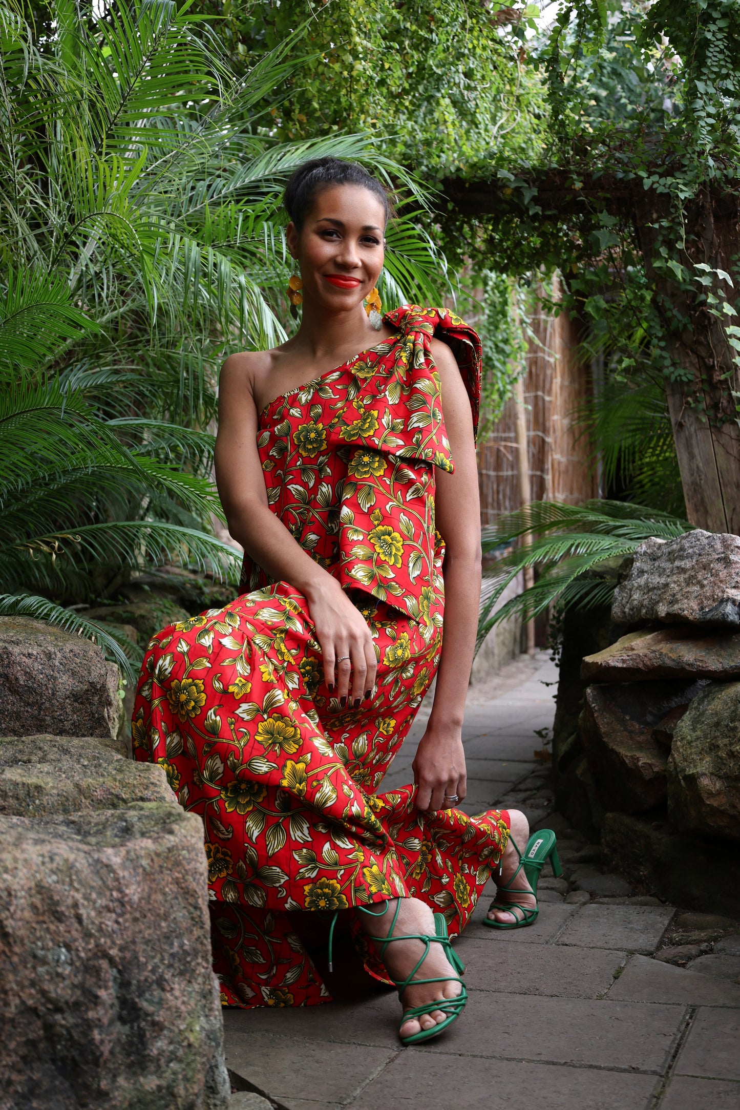 Imani One-Shoulder Maxi Dress (Multiple Colors)