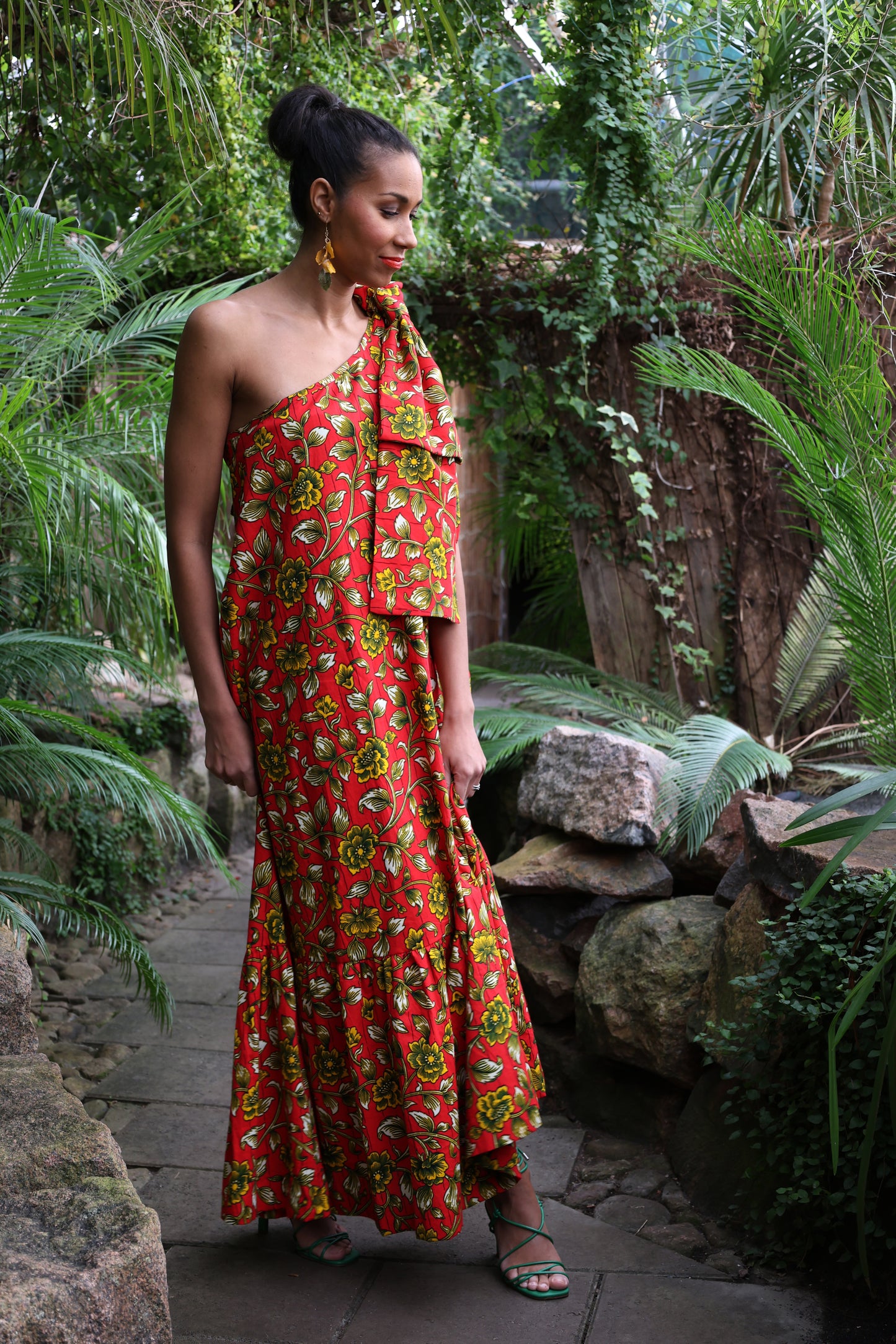 Imani One-Shoulder Maxi Dress (Multiple Colors)