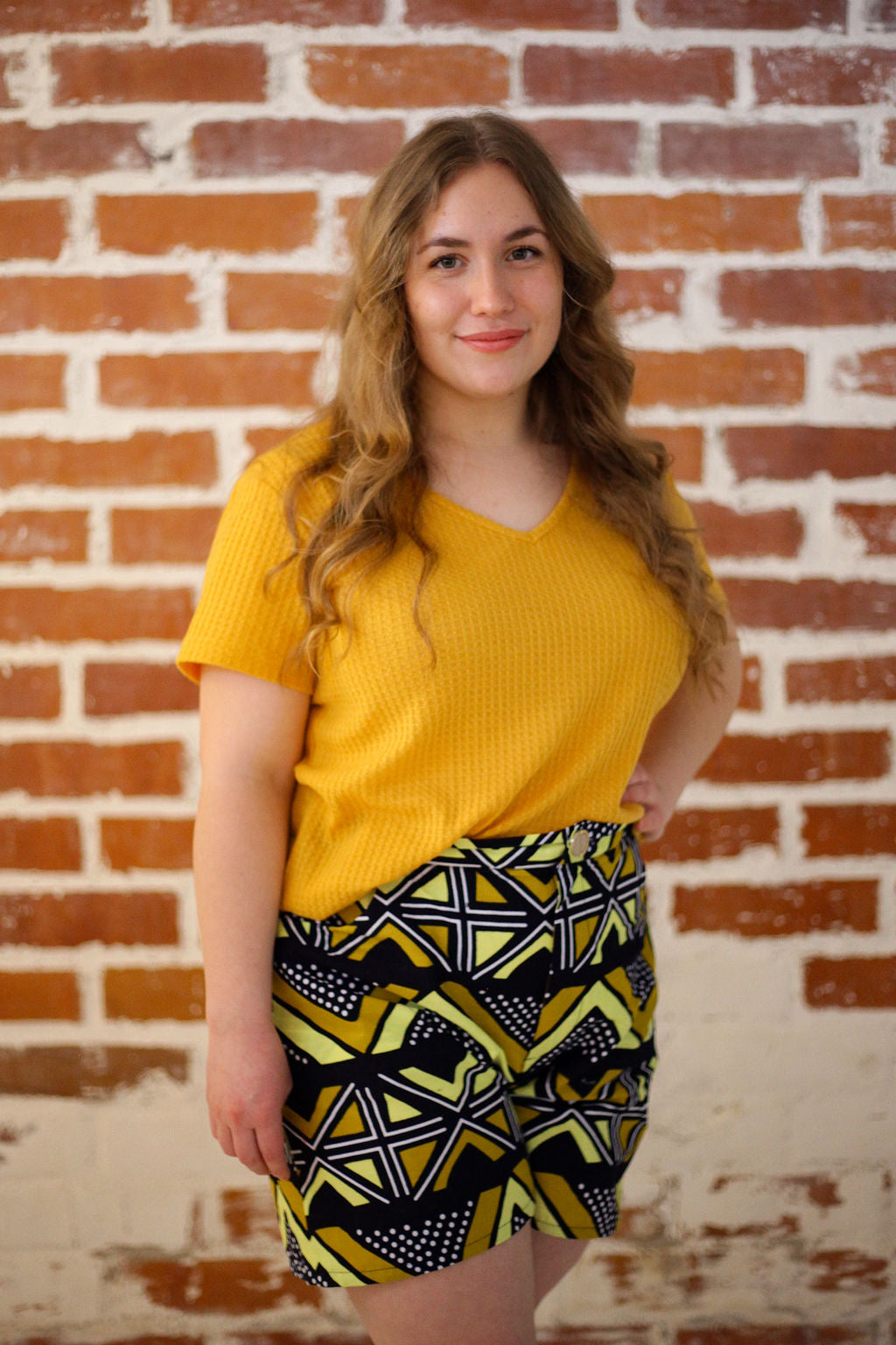 Jadele Shorts yellow-black