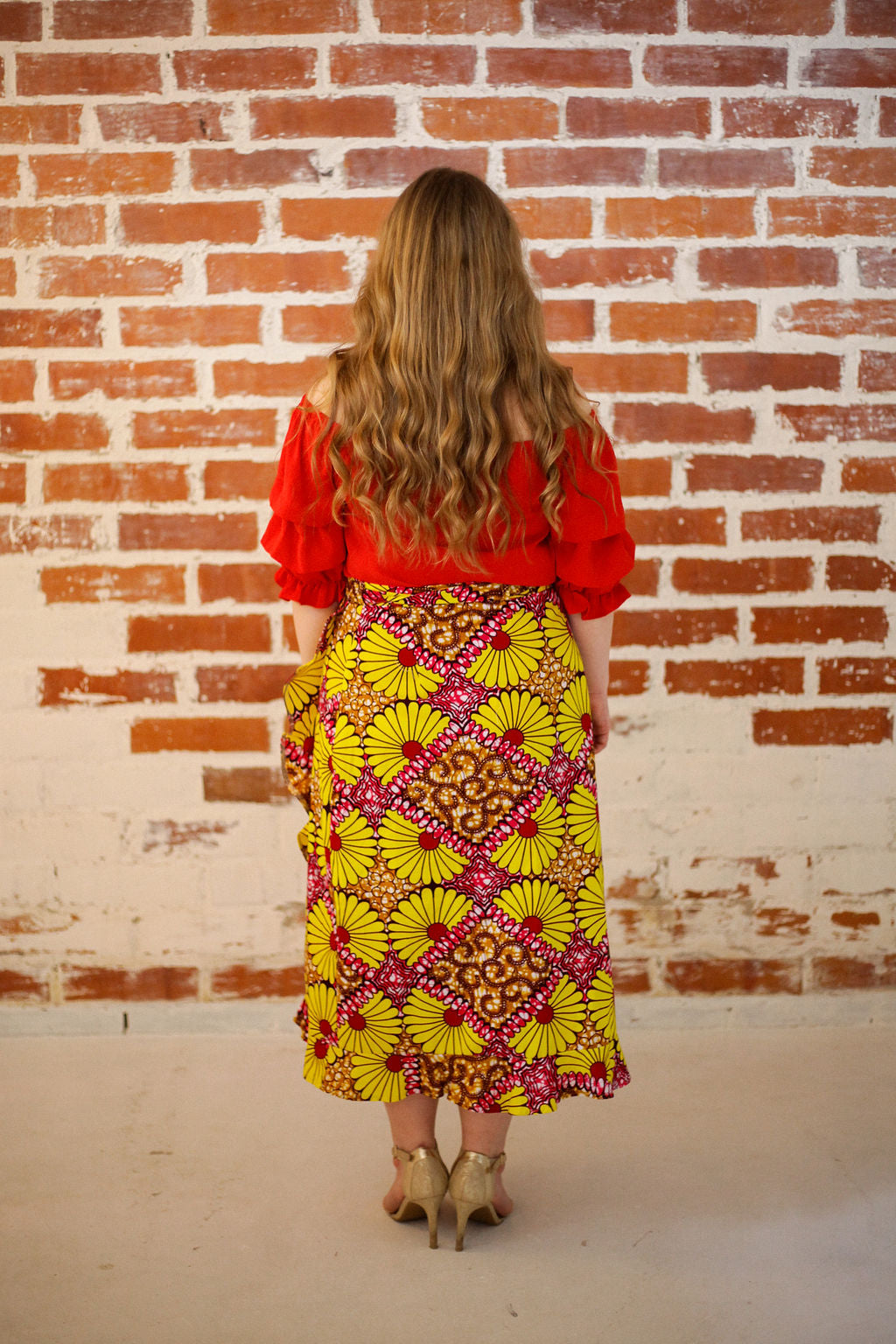 Polka Wrap Skirt (multiple colors)