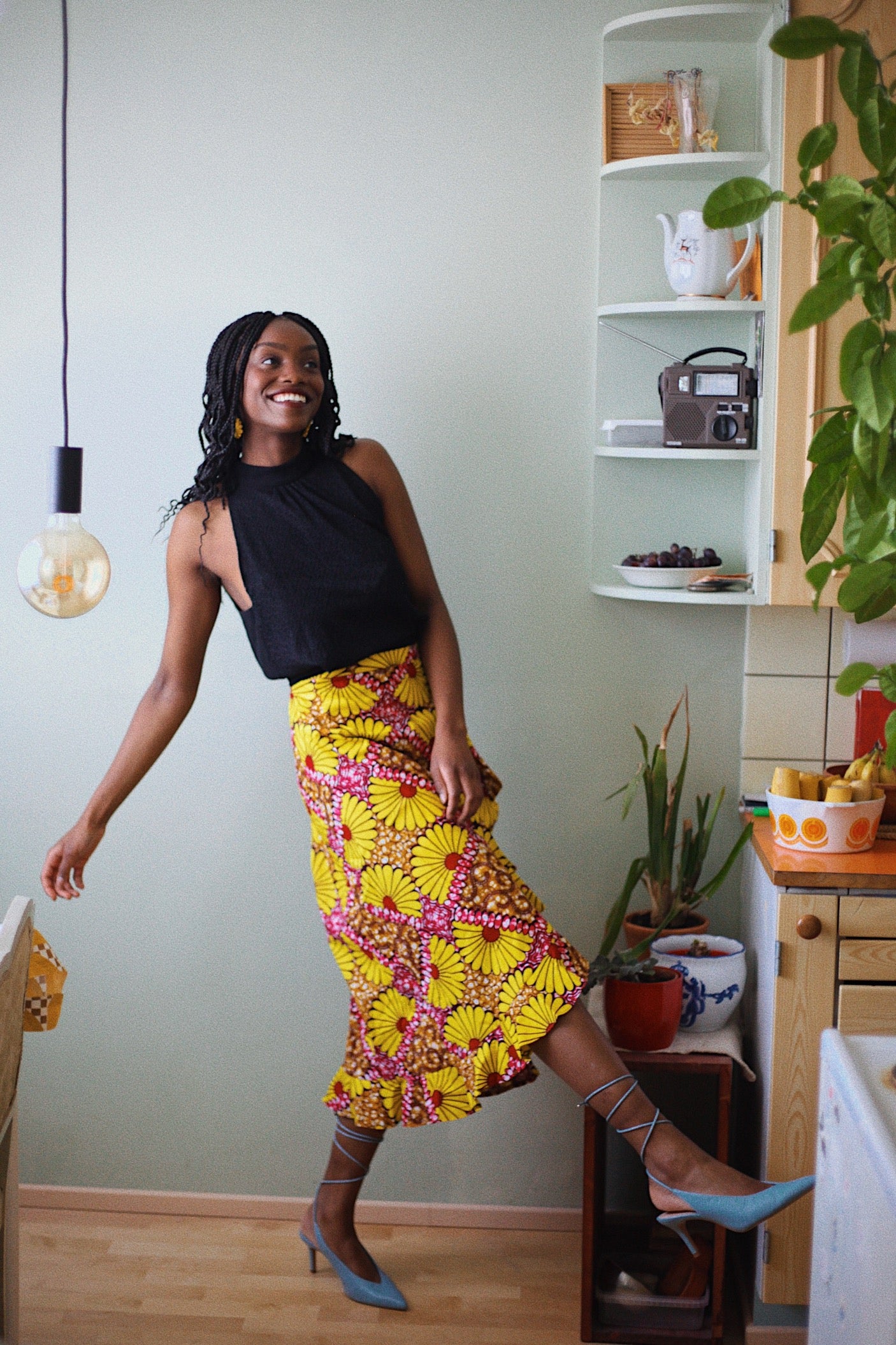 Polka Wrap Skirt (multiple colors)