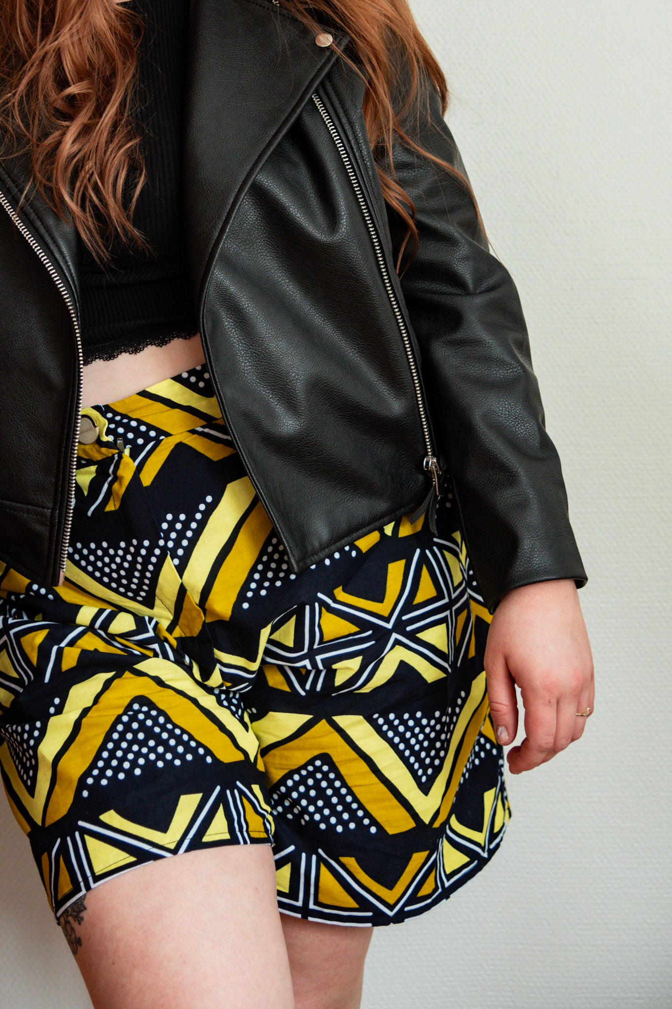 Jadele Shorts yellow-black