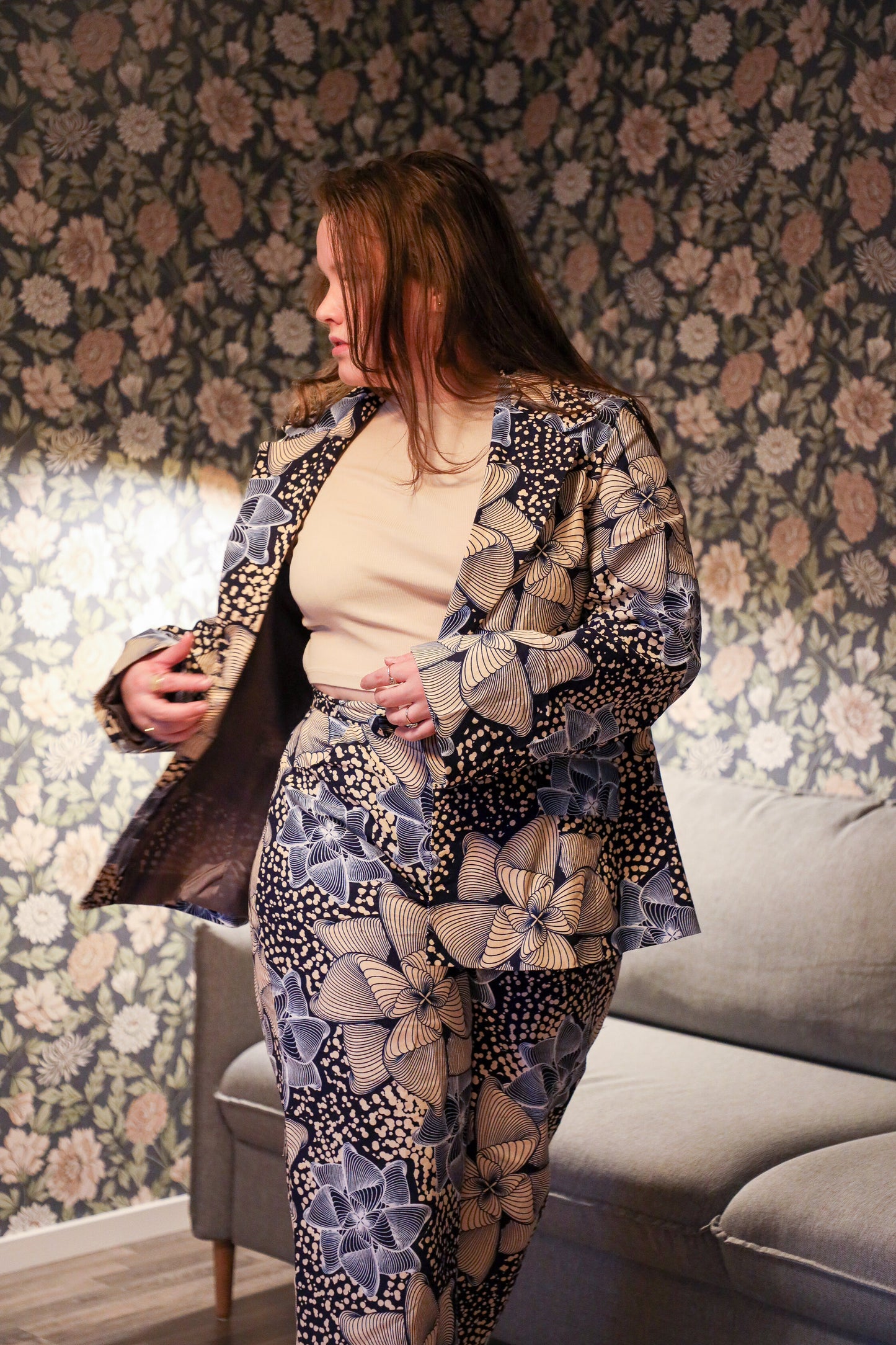 Jackie Pants floral