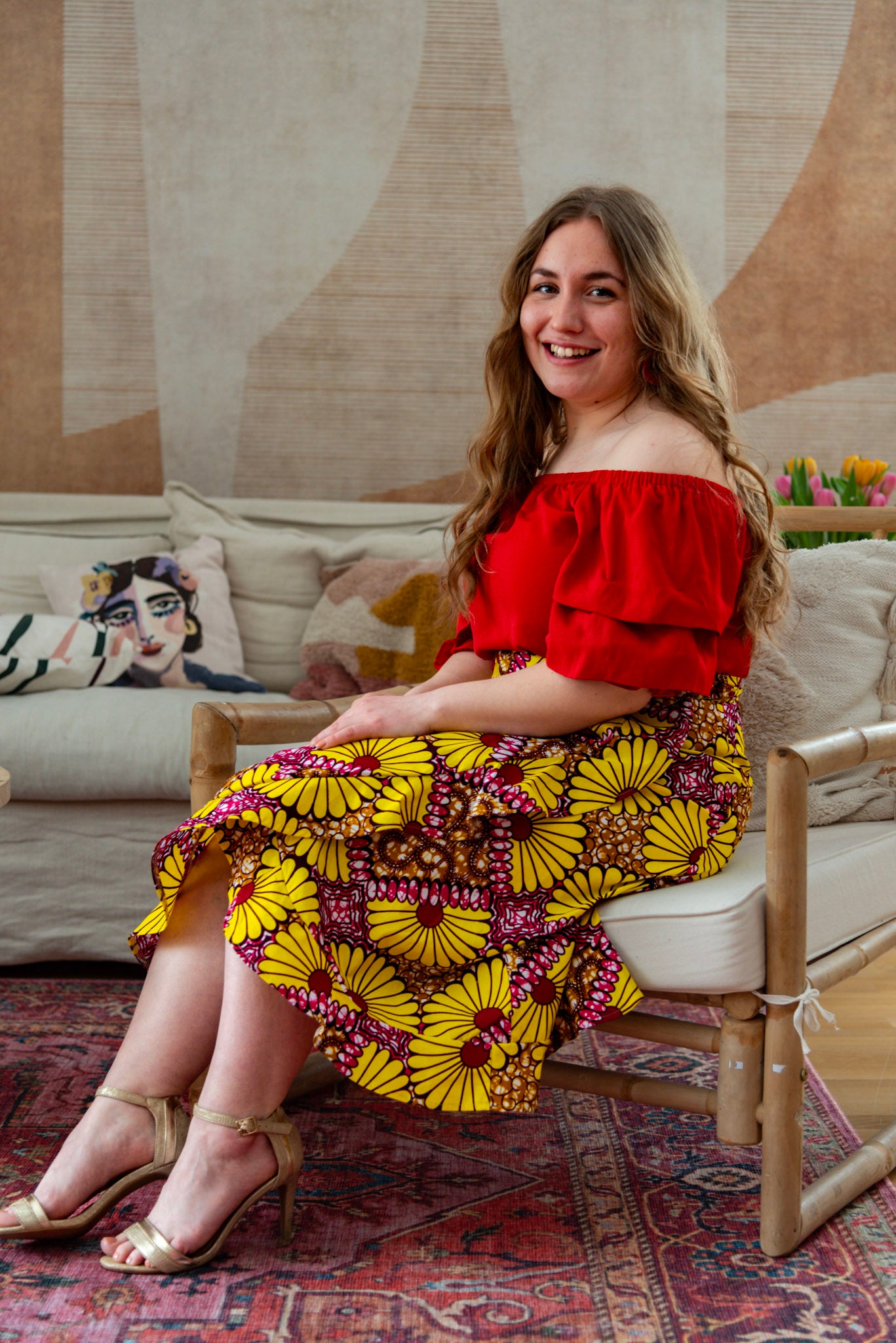 Polka Wrap Skirt (multiple colors)