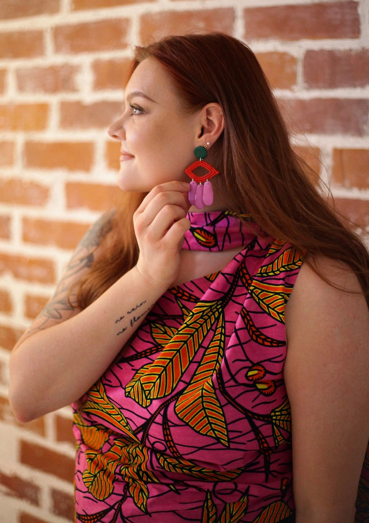 BOLD Earrings (several different cool shades)