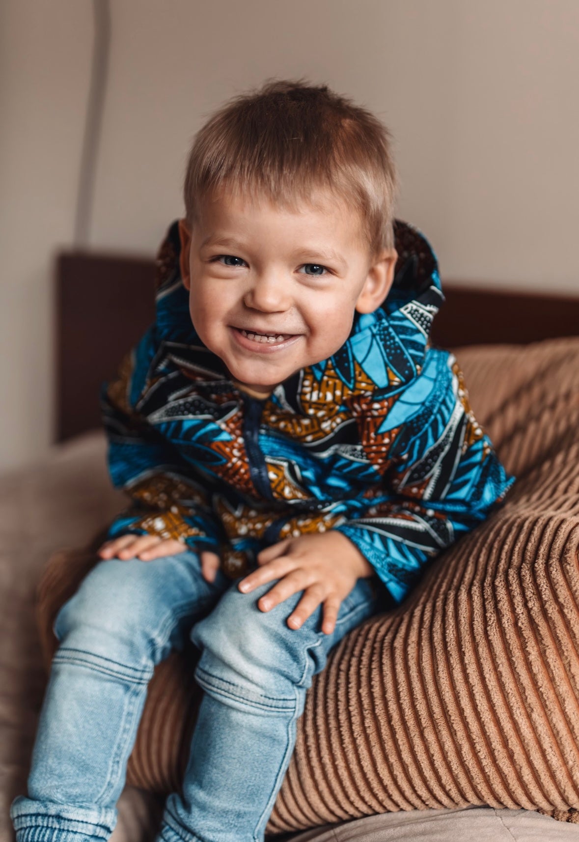 Micah Kids Hoodie Navy