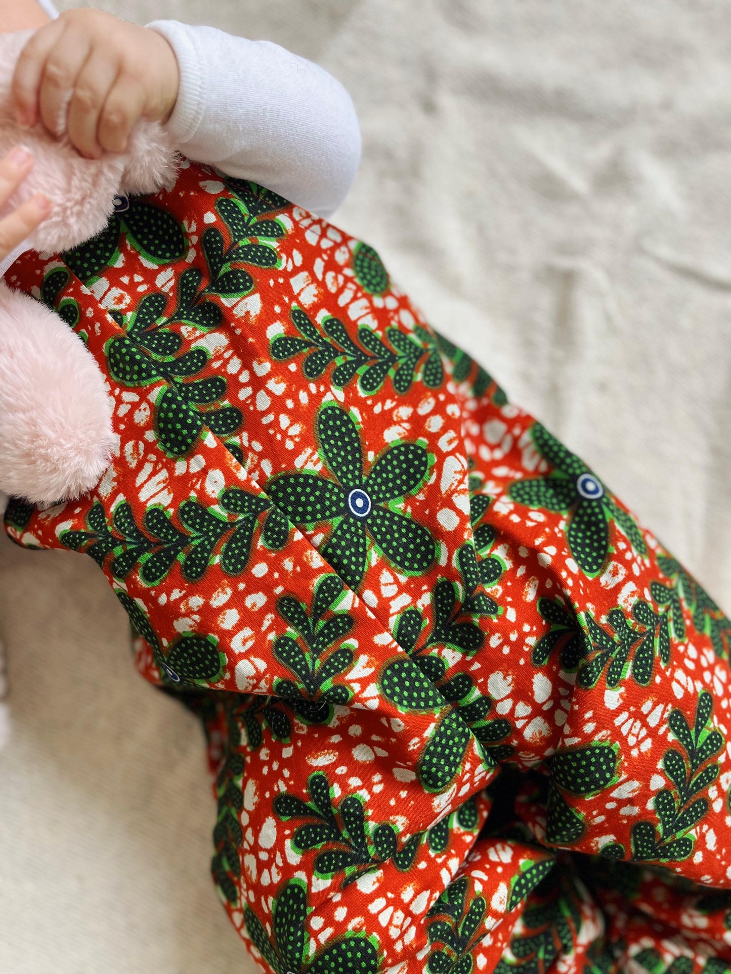 Ellen Children's Jumpsuit red-green