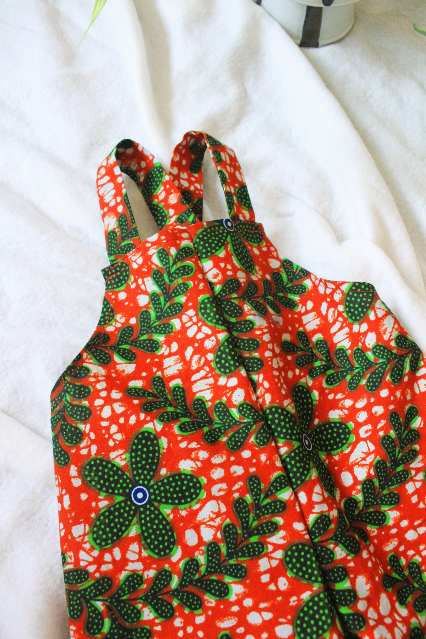 Ellen Children's Jumpsuit red-green