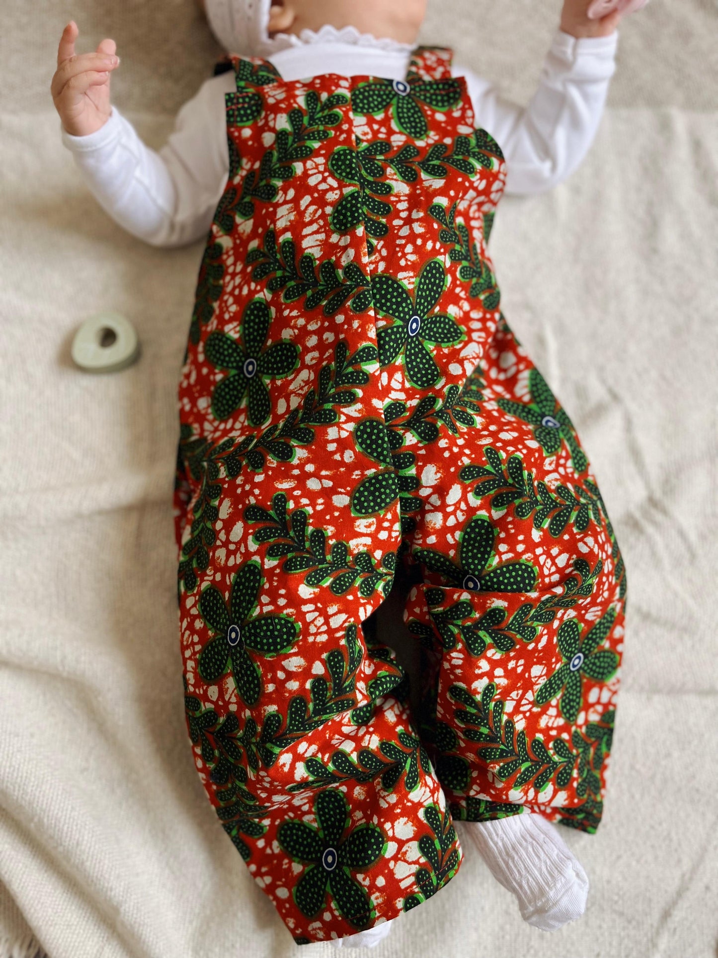 Ellen Children's Jumpsuit red-green