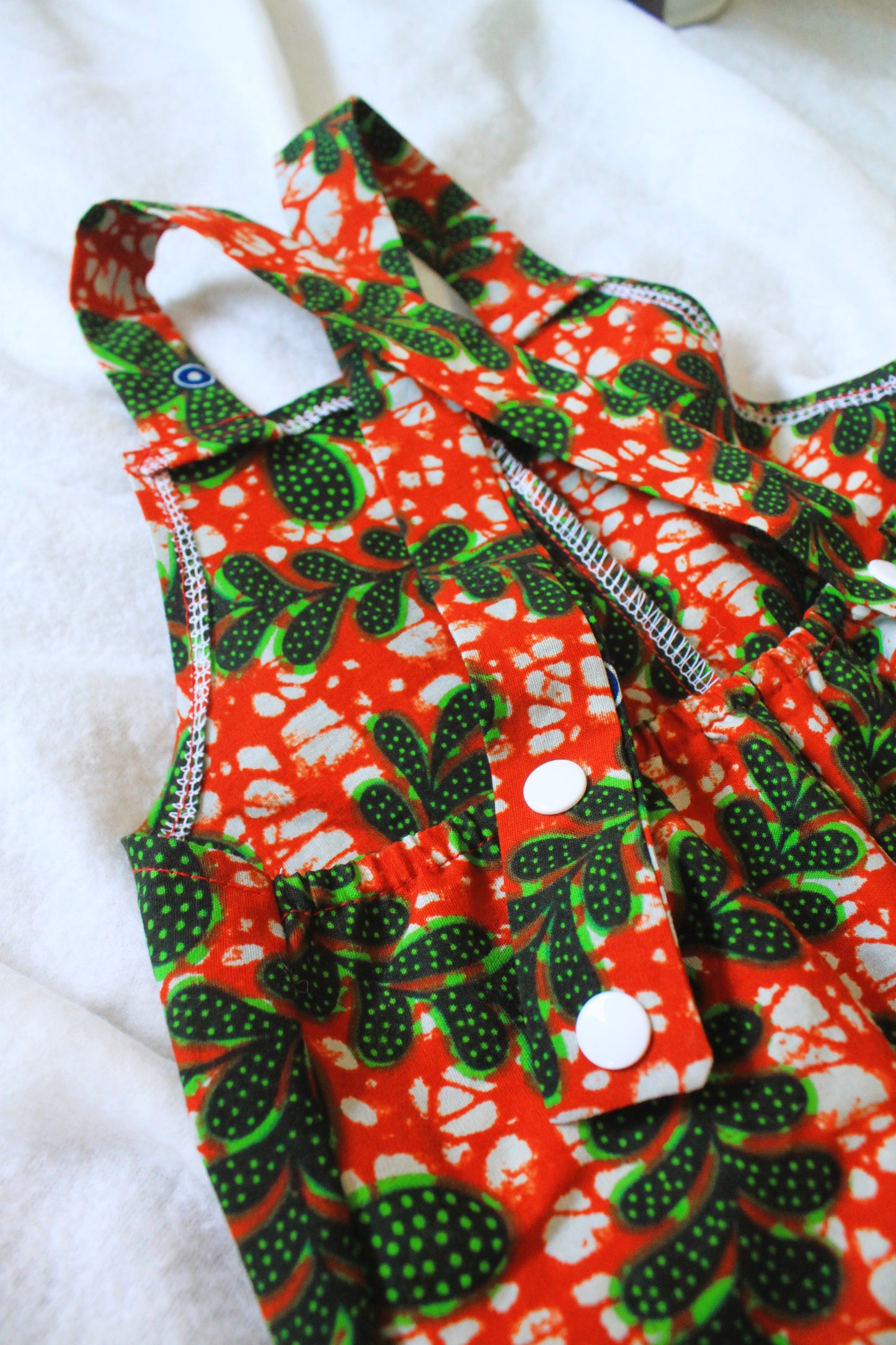 Ellen Children's Jumpsuit red-green