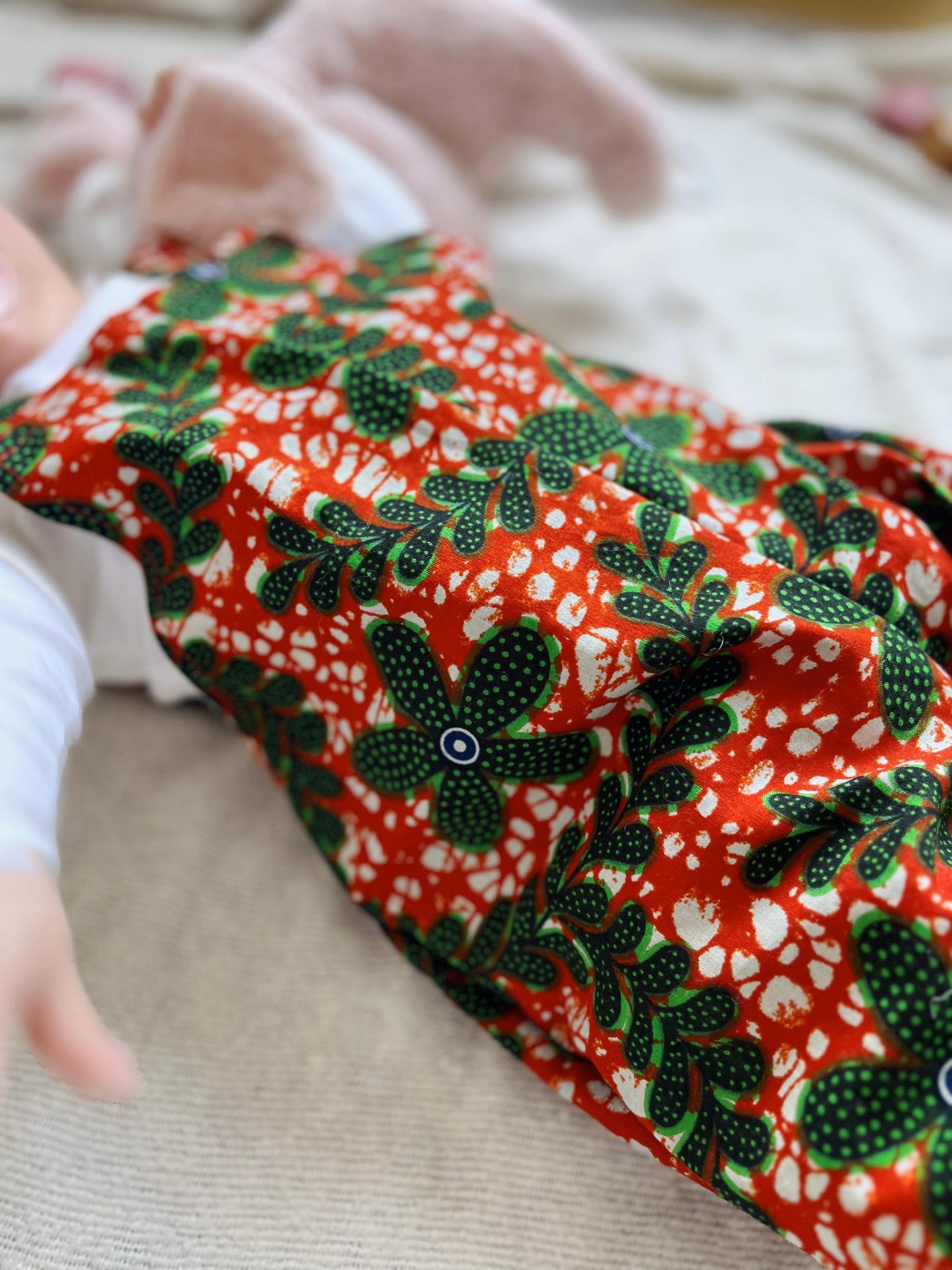 Ellen Children's Jumpsuit red-green