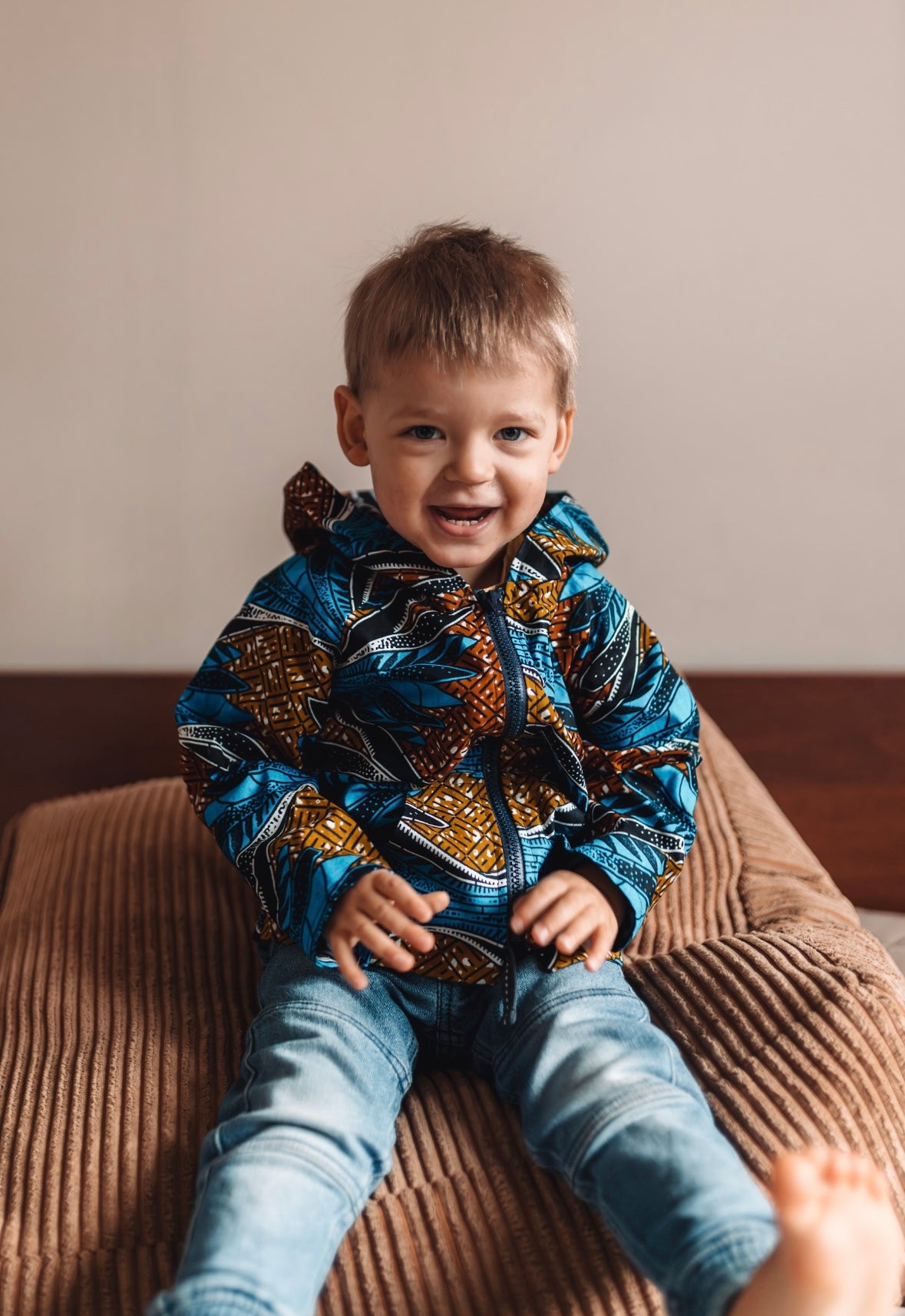 Micah Kids Hoodie Navy