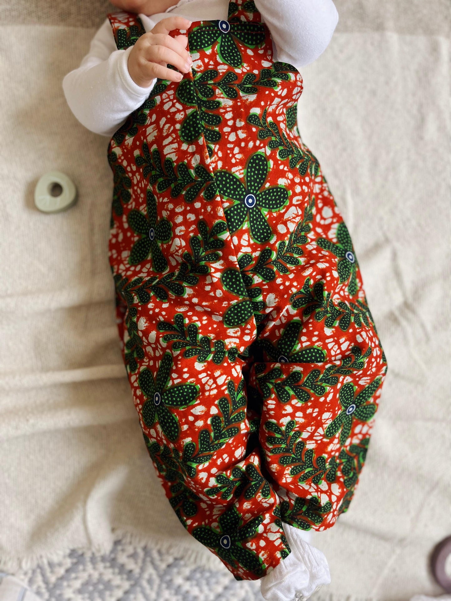 Ellen Children's Jumpsuit red-green