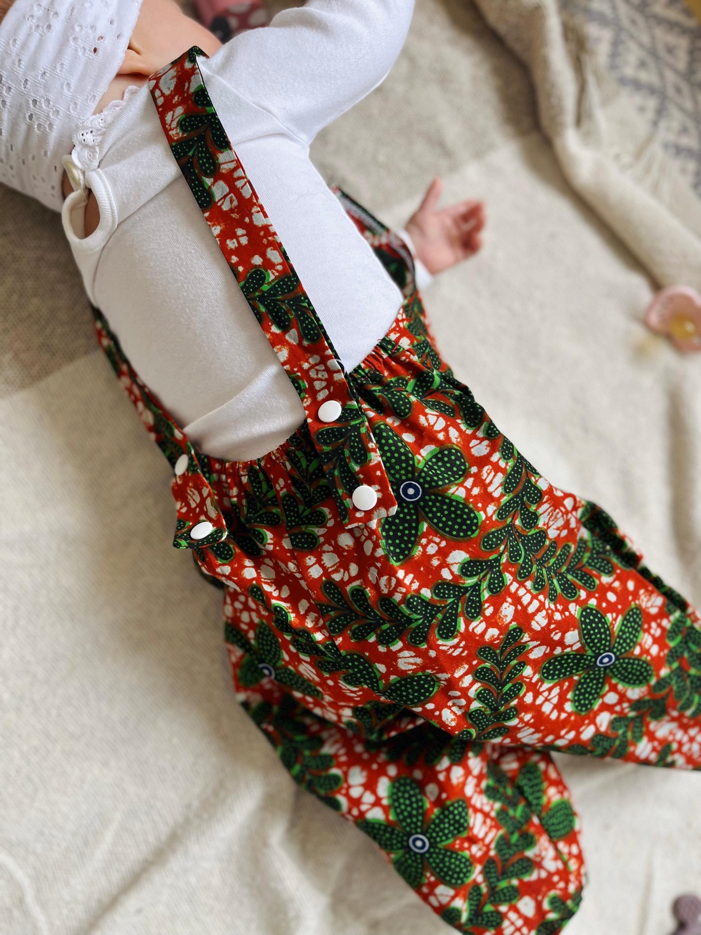 Ellen Children's Jumpsuit red-green
