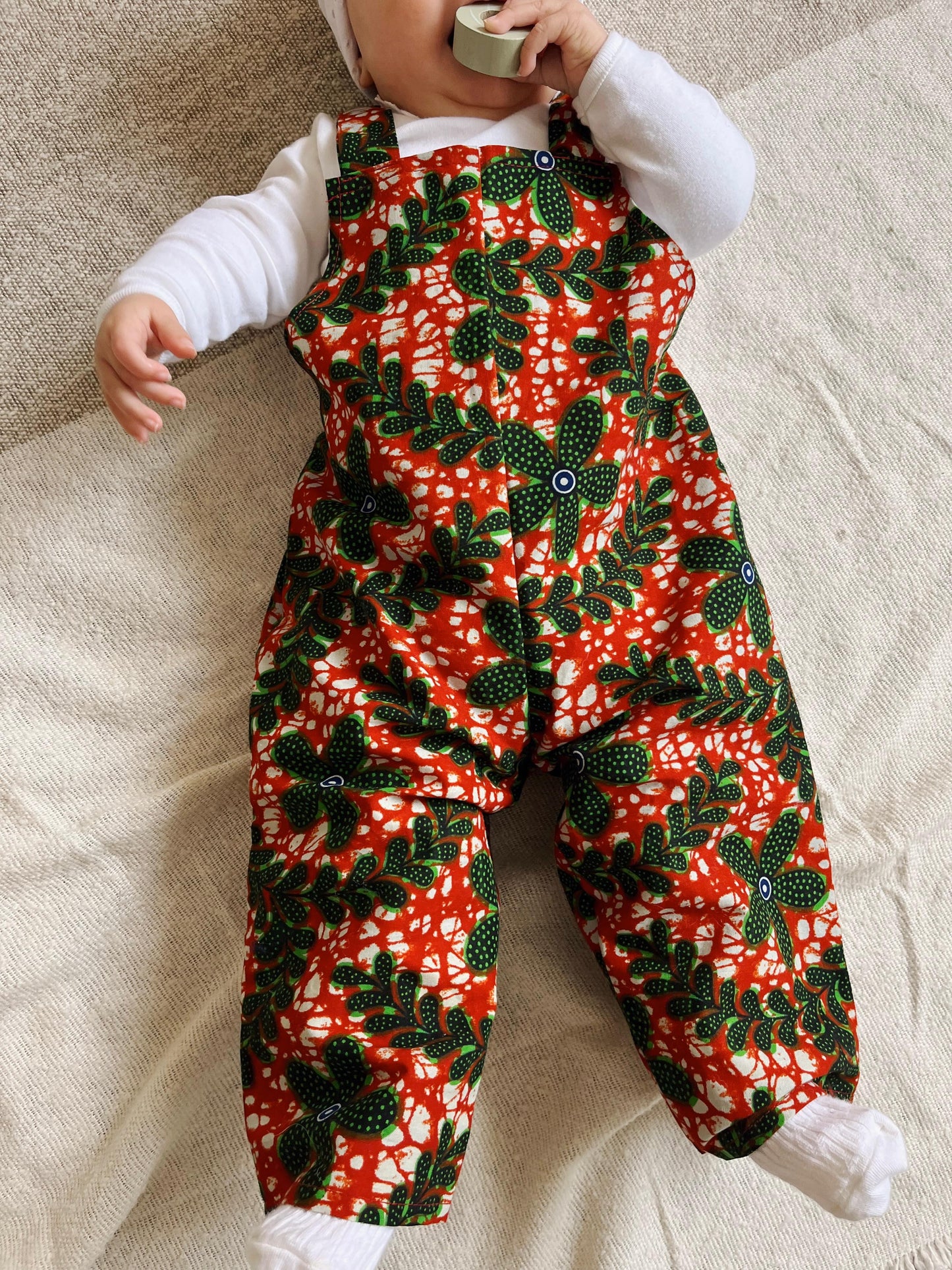 Ellen Children's Jumpsuit red-green