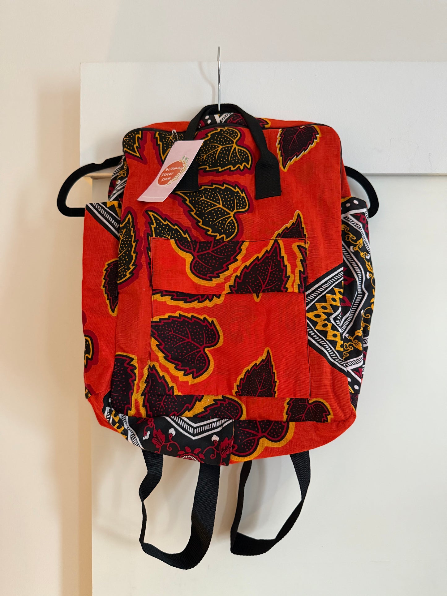 Zero Waste Reppu oranssi lehti