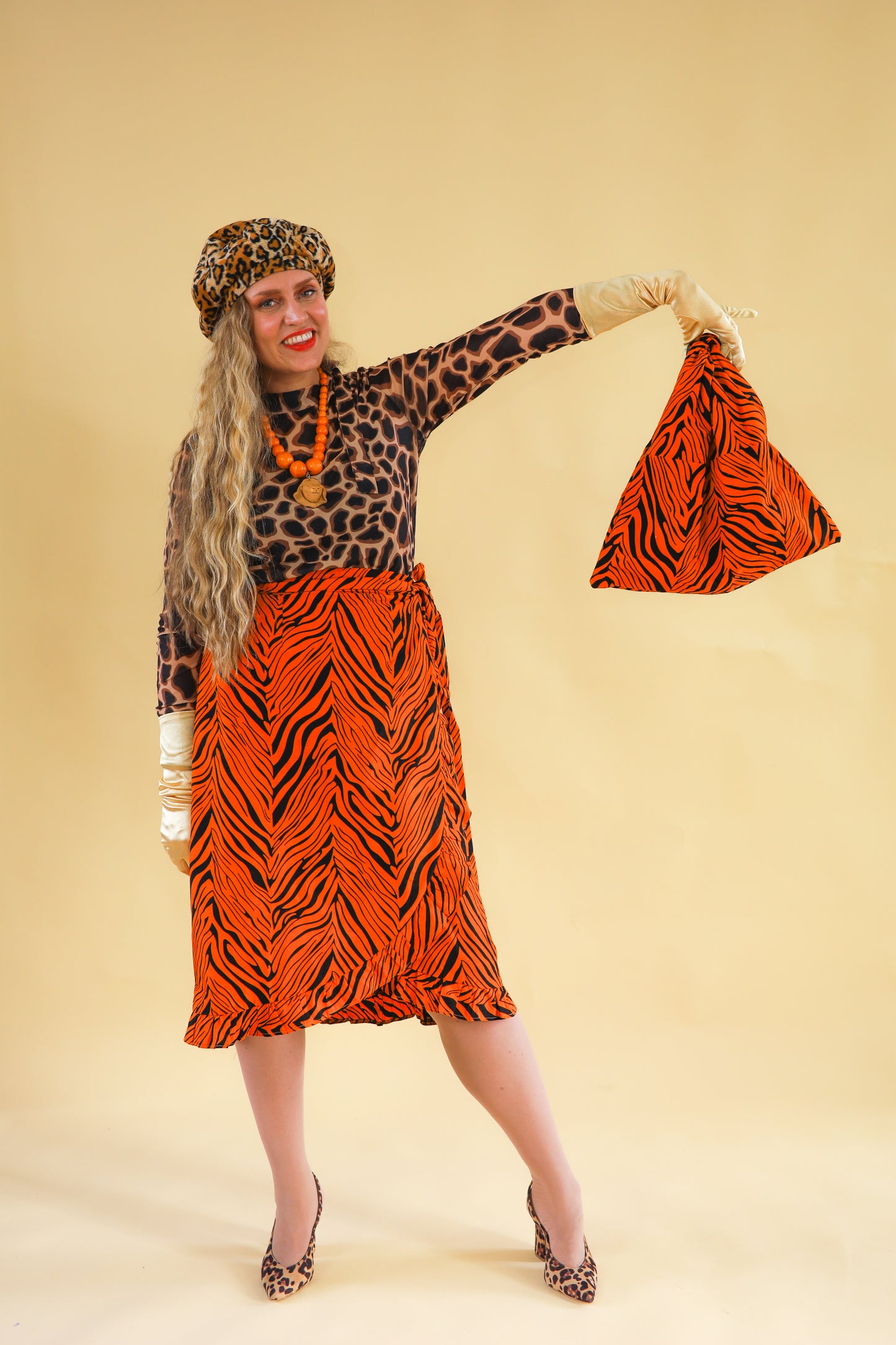 Polka Wrap Skirt (multiple colors)