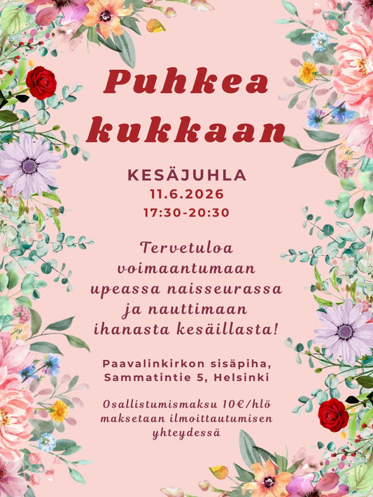 Lippu Puhkea kukkaan Kesäjuhlaan 11.6.2026