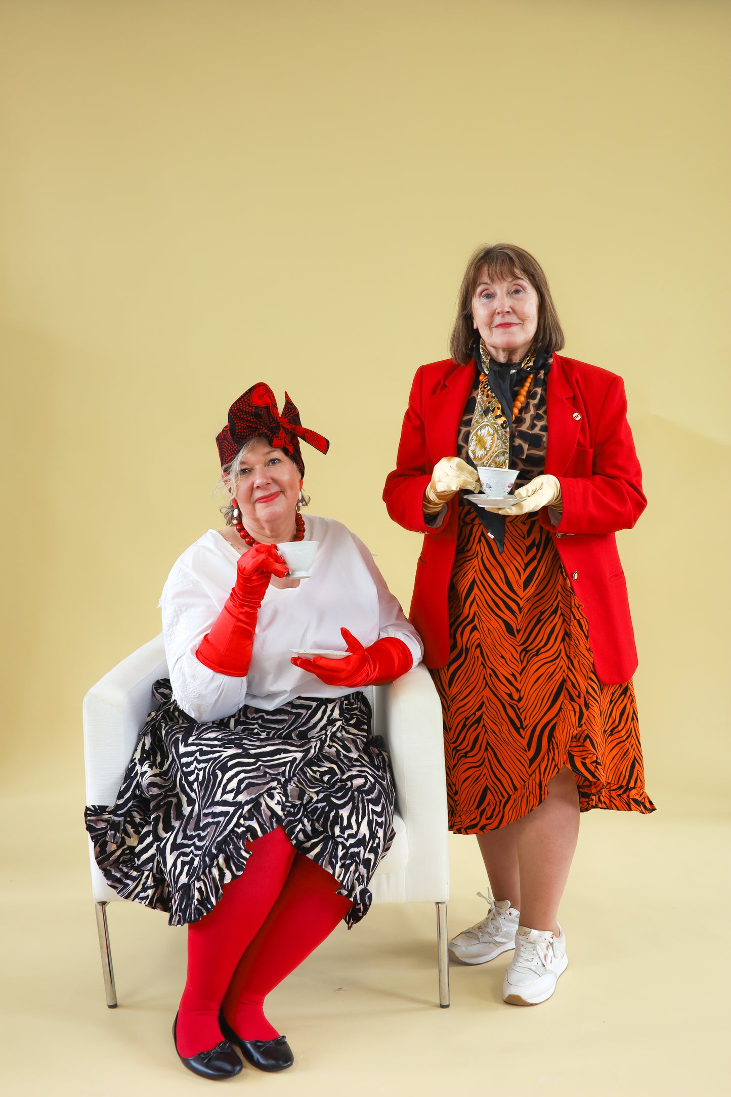 Polka Wrap Skirt (multiple colors)