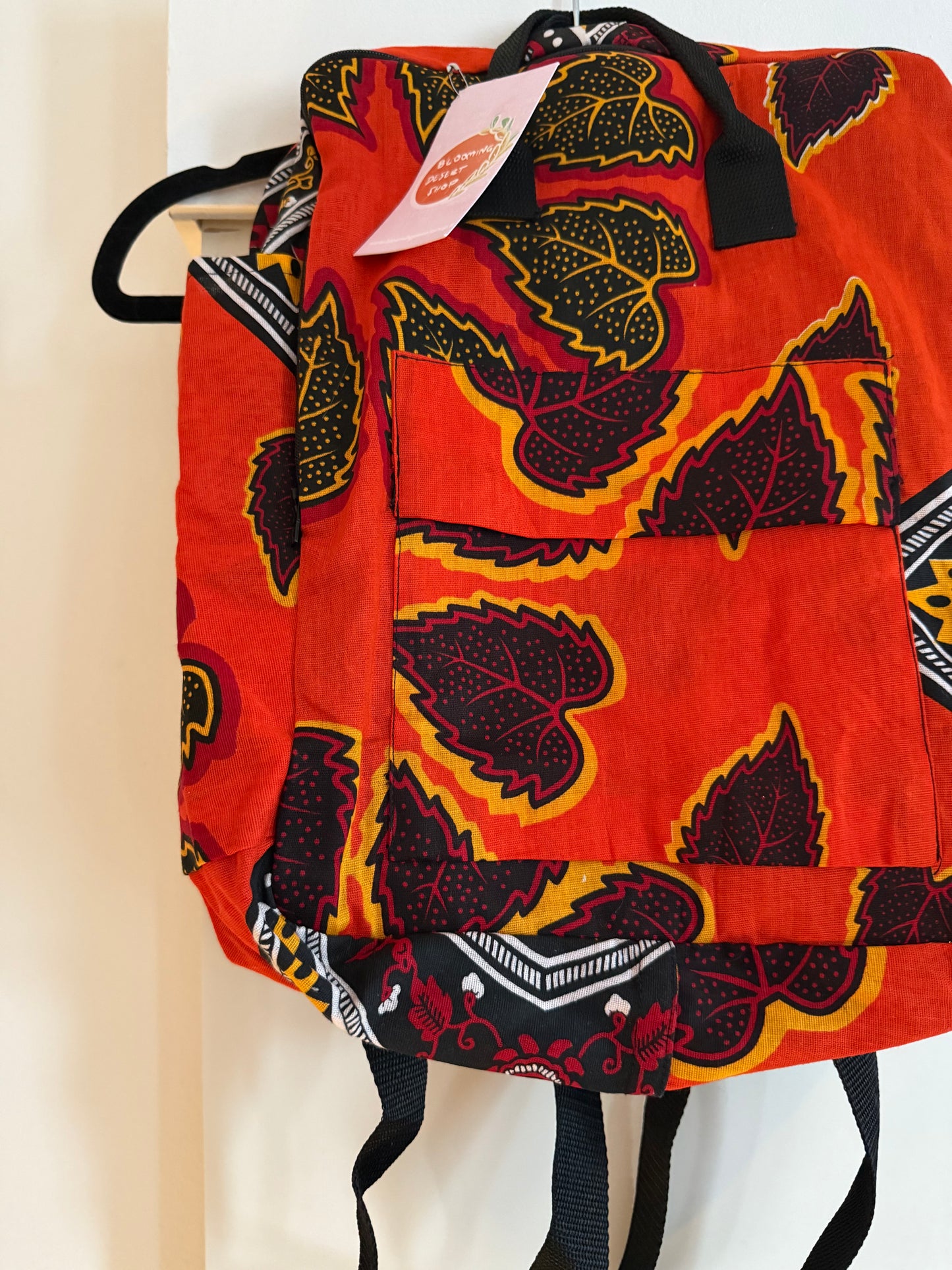 Zero Waste Reppu oranssi lehti