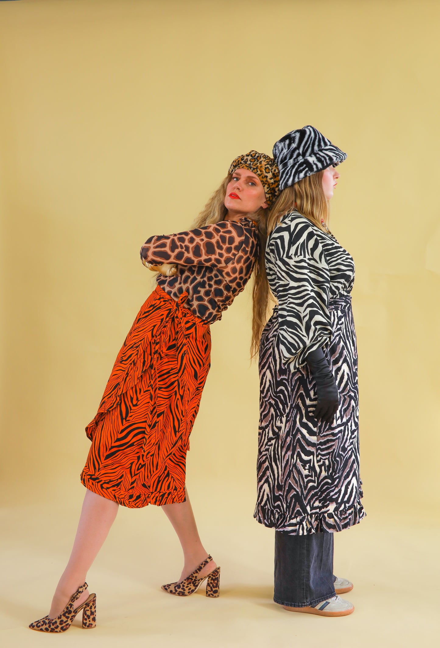 Polka Wrap Skirt (multiple colors)