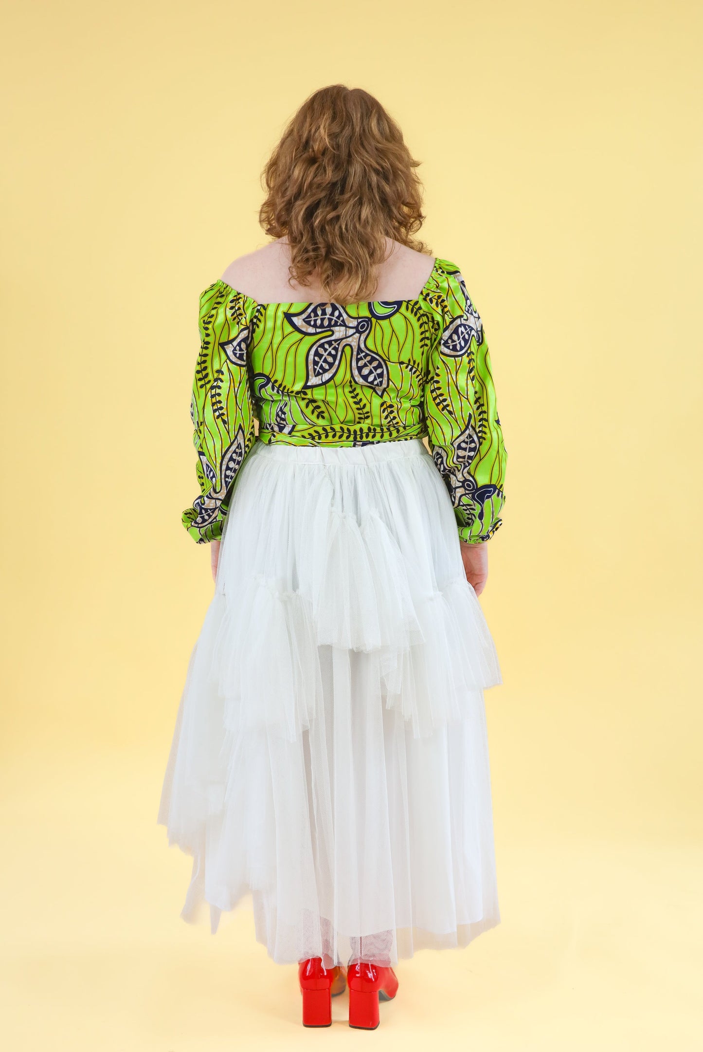 Tyllihame valkoinen XL-2XL (koko muokattavissa)