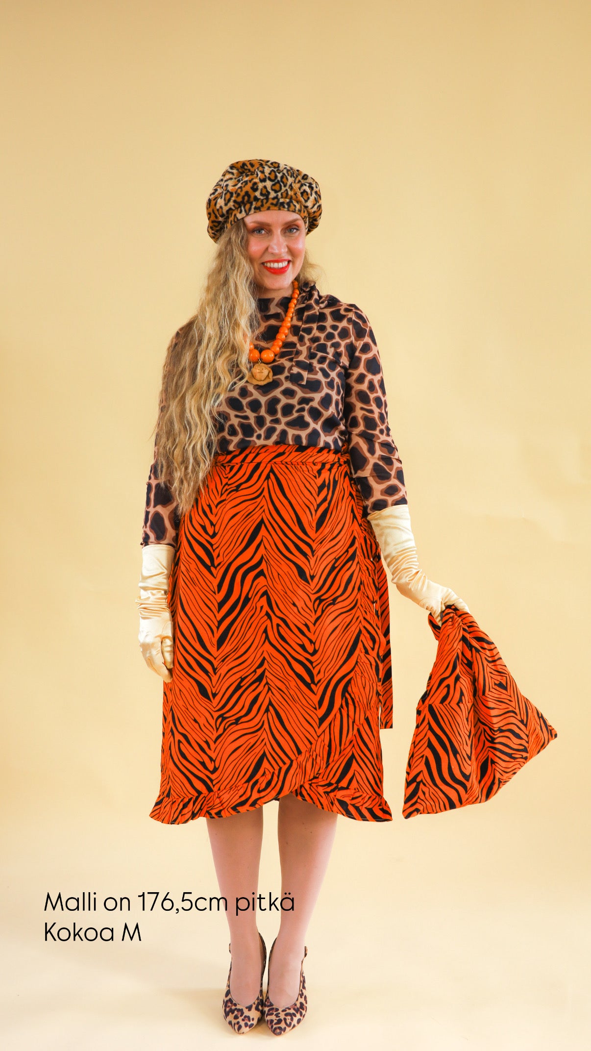 Polka Wrap Skirt (multiple colors)