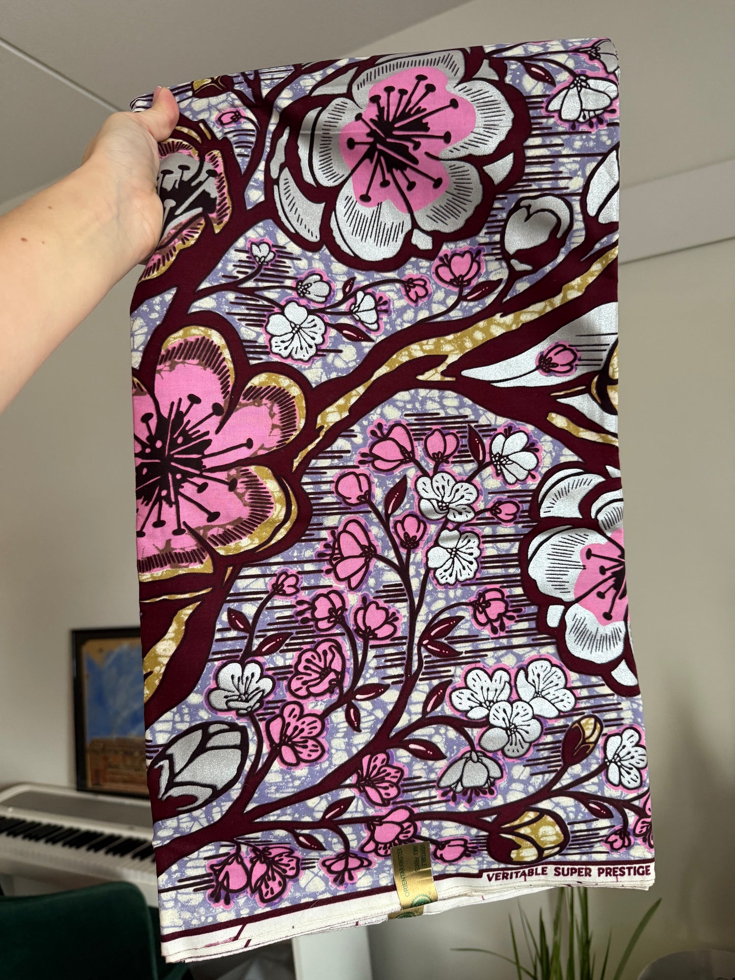 Fabrics (kitenge and ankara), several colors