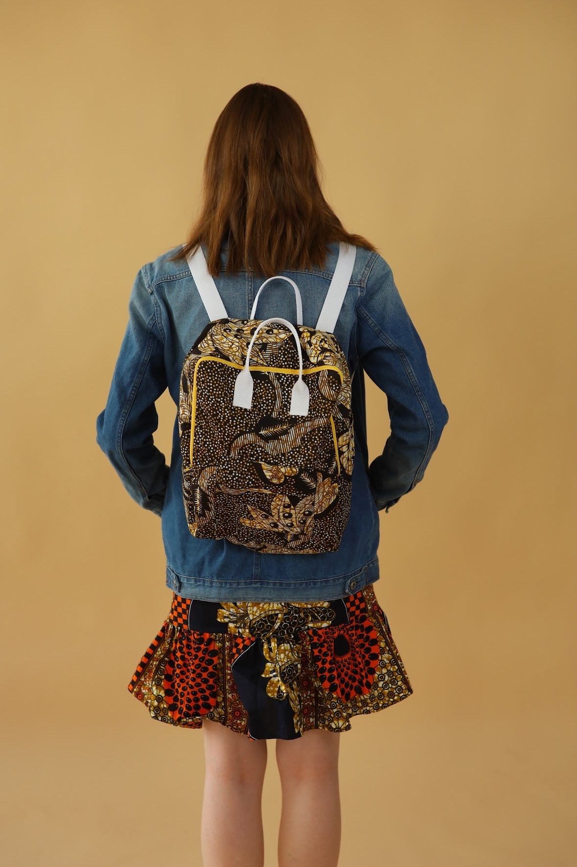 Zero Waste Reppu oranssi lehti