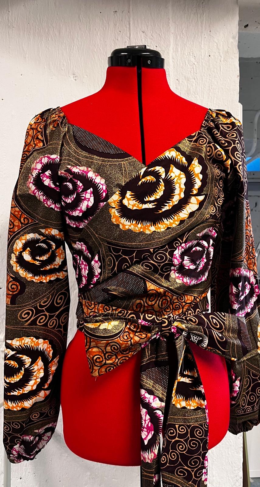 Fabrics (kitenge and ankara), several colors