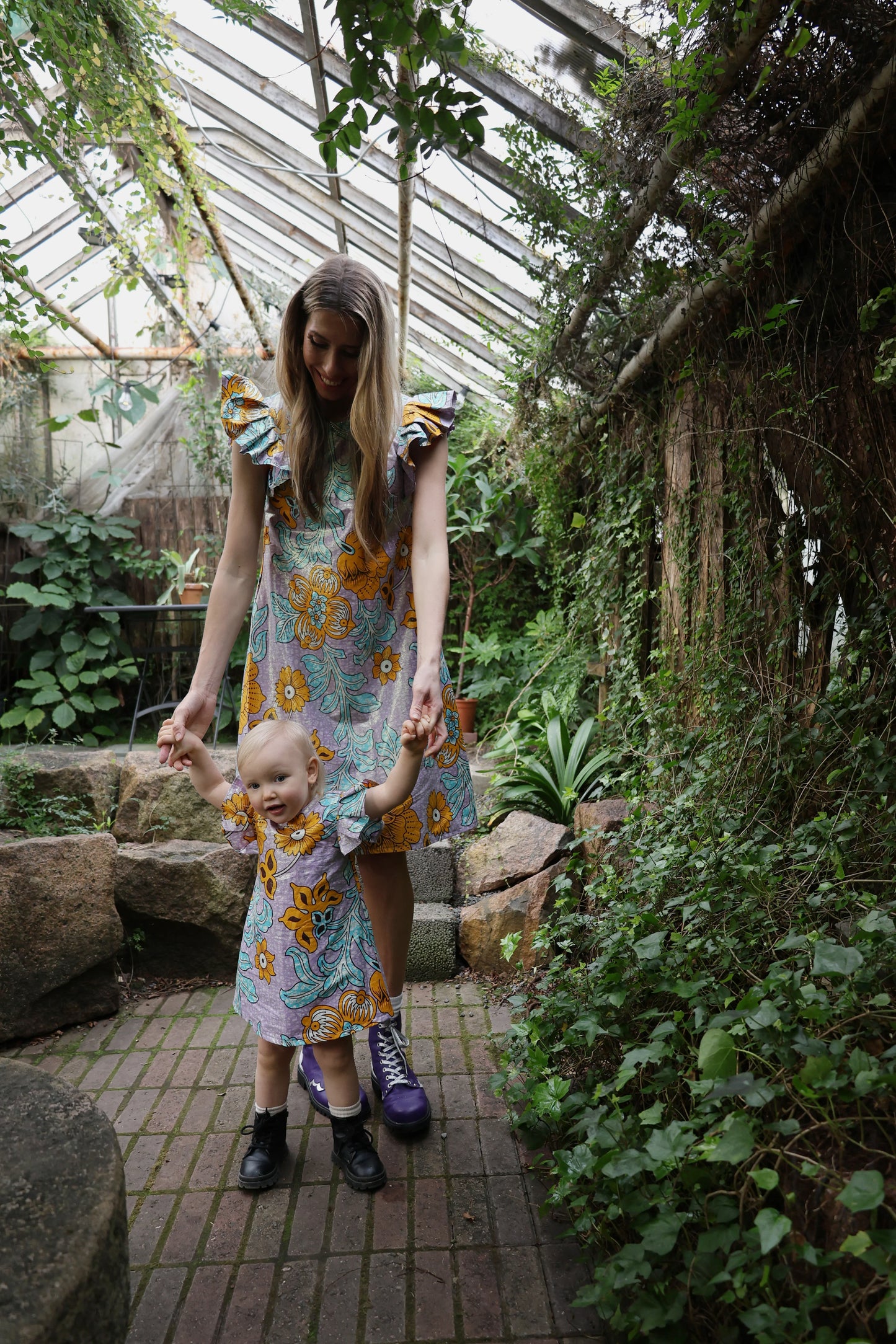 Dora Mekko violetti-oranssi-glitter S