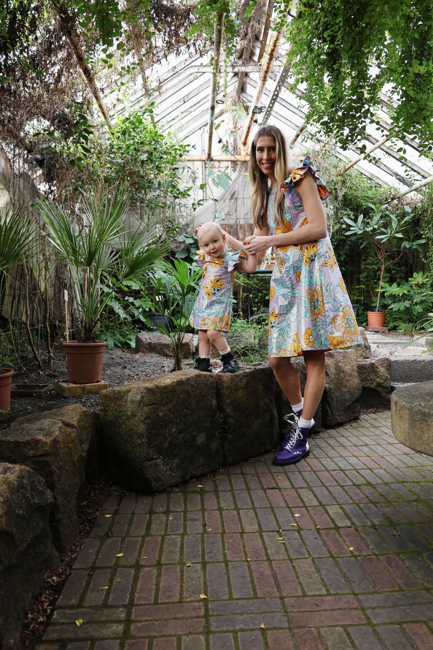 Dora Mekko violetti-oranssi-glitter S