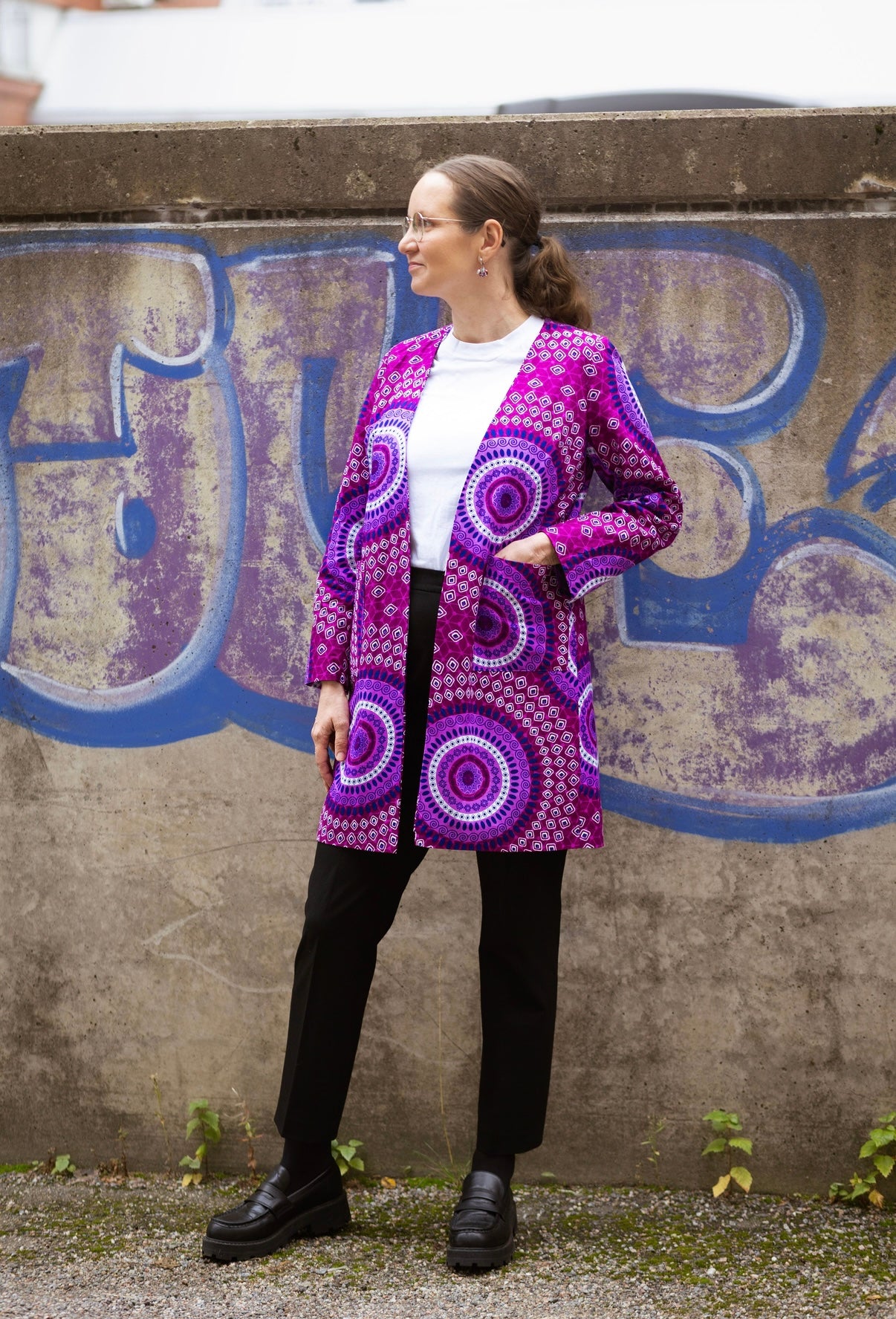 Fabrics (kitenge and ankara), several colors