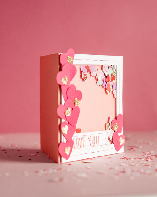 Love You Shaker Card Card